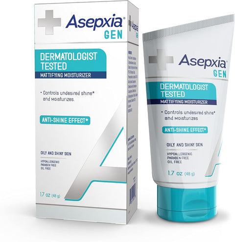 Asepxia GEN Moisturizing Mattifying Cream for Oily Skin, Neutralizes Unwanted Shine, 1.7 Ounce - Personal Care