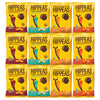Variety Pack Organic Chickpea Puffs HIPPEAS - 4 Flavors: Bohemian BBQ, Vegan White Cheddar, Nacho Vibes, Sriracha Sunshine - 3 of Each Flavor, 1.5 oz Bags, 12 Pack - Gluten-Free, Vegan, Healthy Snack