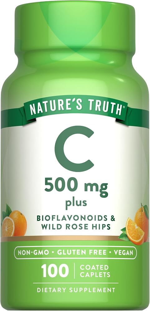 Nature's Truth Vitamin C with Rose Hips and Bioflavonoids | 500mg