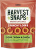 Harvest Snaps Veggie Chips (Sour Cream and Onion Crunchy Loops) | Powered by Plant Protein - Image 1
