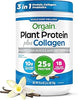 Orgain Organic 25g Protein + 10g Collagen Powder, Vanilla Bean, 1.6lb