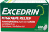 Excedrin Migraine Relief Caplets to Alleviate Migraine Symptoms, 200 count - Image 1