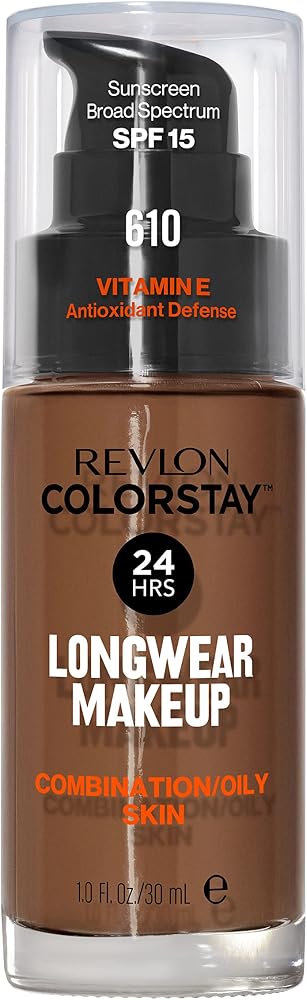 Revlon Colorstay Longwear Makeup Combo/Oily, 610 Espresso, 1 fl oz