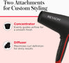 REVLON SmoothStay 1875 Watt Coconut Oil Infused Hair Dryer with Diffuser - Image 4