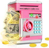 Refasy Piggy Bank Cash Coin Can ATM Bank Electronic Coin Money Bank for Kids Age 3-12, Money Savings Box Mini ATM Coin Bank Toys Gifts for 3 4 5 6 7 8 9 10 11 12 Year Old Boys Girls