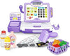 FS Purple Cash Register Toy for Girls, Scanner, Microphone & Play Money