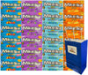 Big Top Deals USA Blue Paper Gift Bags with Mike and Ike Candy – 6 Each of 4 Flavors – Jolly Joes, Berry Blast, Sour Blue Raspberry, Orange – 0.78 oz – Party Favors, Snacks, Treat Bags
