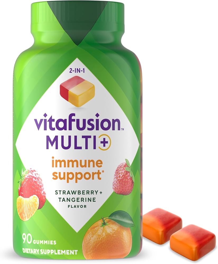 Vitafusion Multivitamin Gummies + Immune Support | 90 Adult Gummy Vitamins