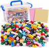 1,000-Piece Building Bricks Set with 2 Baseplates and Storage Case, Ages 6+