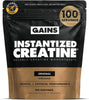Gains in Bulk Instantized Creatine Monohydrate, Unflavored, 100 Servings