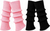 Moret Kids Girls' Ballet and Dance 2-Pack Soft Ribbed Knit Legwarmers - Combination Pack ( - Image 1