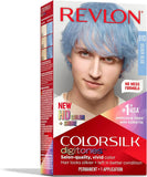 Revlon ColorSilk Digitones Permanent Hair Color with Keratin, 91D Silver Blue, 1 Count - Image 1