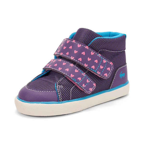 See Kai Run - Dean Adapt Adaptive High-Top Sneaker for Little Kids, Purple, Toddler 7