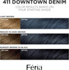 L'Oreal Paris Feria Multi-Faceted Shimmering Permanent Hair Color, 411 Downtown Denim, Pac - Image 2
