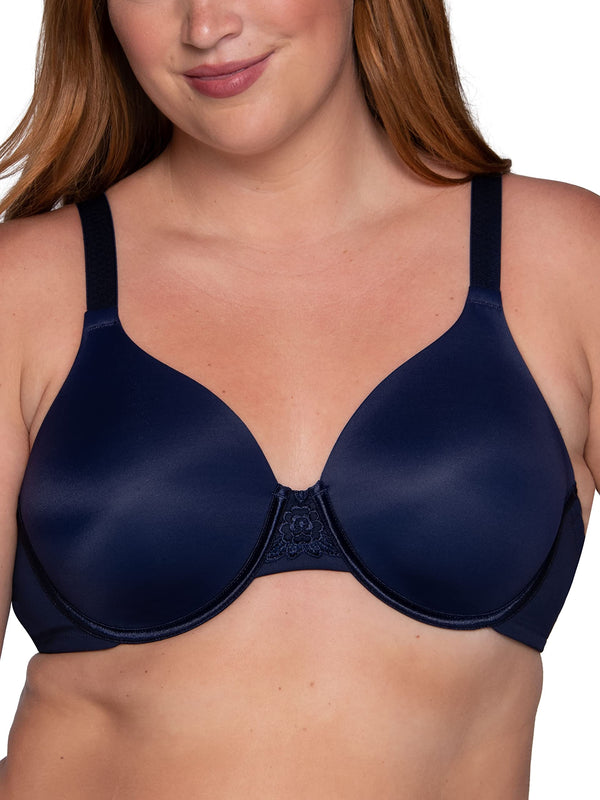 Vanity Fair womens Full Figure Beauty Back Smoothing (36c-42h) Bra, Underwire - Ghost Navy, 38C US