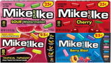 Mike & Ike Chewy Candy Variety Pack | Berry Blast, Tropical, Watermelon, Cherry | 0.78 Oun - Image 1