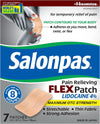 Salonpas Pain Relieving Flex Patch Lidocaine 4%, 7 Count (Pack of 1) - Personal Care