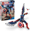LEGO 76296 Marvel New Captain America Figure, Toy, Birthday, Present, Blocks, Boys, Girls, Children, 8, 9, 10, Elementary School Students, Marvel, Toy