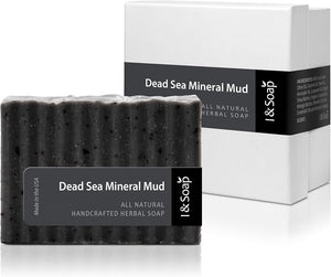 Dead Sea Mud Soap Bar for Face & Body – Deep Cleansing Natural Mineral Soap for Oily Skin, Excess Oil & Blackheads – Clarifying Daily Cleansing Bar – Made in Jordan, 90g – Sea Cure