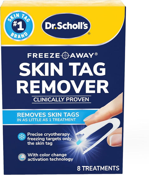 Dr. Scholl'S Freeze Away Skin Tag Remover, Skin Tag Removal Kit, 8 Count - Personal Care