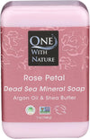 2 Packs of One With Nature Dead Sea Mineral Rose Petal Soap - 7 Oz - Personal Care