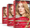 Revlon ColorSilk with Bond Repair Hair Color, 71 Golden Blonde, 3pk