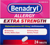 Benadryl Extra Strength Allergy Tablets, 50 mg Diphenhydramine HCl, 24 Ct - Personal Care - Image 2