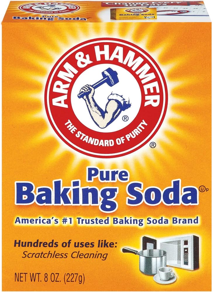 Arm & Hammer Pure Baking Soda, 8oz, Pack of 2