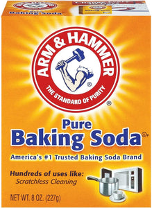 Arm & Hammer Pure Baking Soda, 8oz, Pack of 2