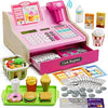 Wee Wonders Wooden Cash Register for Kids with Real Calculator,Color