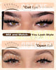 Natural Lash Clusters Wispy Eyelash Clusters Clear Band Cluster Eyelash Extensions C Curl  - Image 3