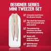 Revlon Designer Series 2-Piece Mini Tweezer Set For Travel - Image 3