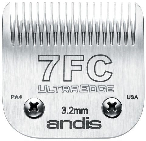 Andis UltraEdge Dog Clipper Blade, Size-7FC, 1/8-Inch Cut Length, Silver, High Carbon Steel