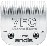 Andis UltraEdge Dog Clipper Blade, Size-7FC, 1/8-Inch Cut Length, Silver, High Carbon Steel