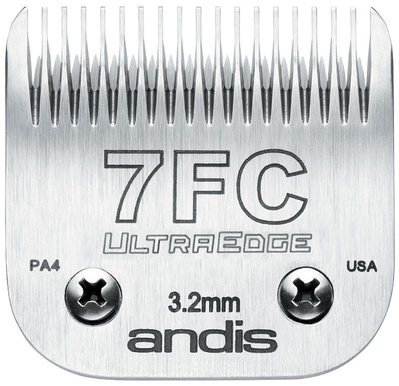 Andis UltraEdge Dog Clipper Blade, Size-7FC, 1/8-Inch Cut Length, Silver, High Carbon Steel