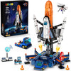 HiWEEGO Mechanical Space Launch System Rocket Building Set with LED Light