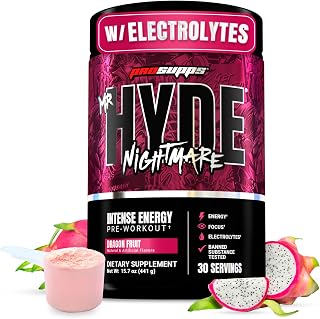 ProSupps Mr. Hyde Nightmare Pre Workout Powder with Caffeine & Beta Alanine