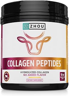 Zhou Collagen Peptides Supplement - 18 oz Jar (46 Servings)