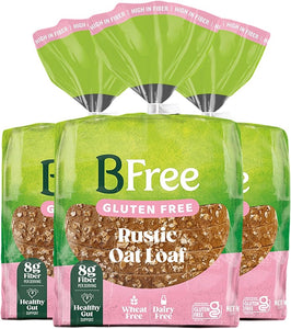 BFree Gluten Free Oat Loaf, High Fiber, Calcium & Vitamins B+D (3 Pack)