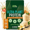 30g Organic Vegan Protein Powder, Plant-Based Protein Powder, Meal Replacement, 20 Billion Probiotics, 0g Sugar, Energy, Focus, Recovery, Dairy-Free, Easy Digestion, Vanilla, 20 Servings
