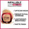 L'Oreal Paris Makeup Infallible Fresh Wear Foundation in a Powder, Up to 24H Wear, Waterpr - Image 5