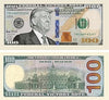 Pack of 25 - Donald Trump 100.00 Victory Limited Edition Novelty Dollar Bill - Full Color Printing with Great Detail. Make America Great Again. Proudy Made in the USA.