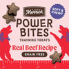 Merrick Power Bites Real Beef Natural Grain Free Dog Treats 6 oz Pouch - Image 2