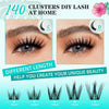 AMZGIRL Lash Clusters C Curl Manga Anime Lashes 10mm, Puppy - Image 4