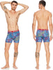 Joe Boxer Mens Boxer Briefs – Group Chat Print and Solid Stretch Cotton Boxer Briefs for M - Image 2