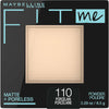 Maybelline Fit Me Matte + Poreless Pressed Face Powder Makeup & Setting Powder, Porcelain, - Image 2