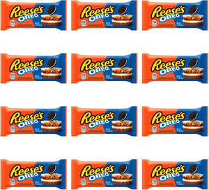 Big TOP DEALS USA Reese's Oreo Peanut Butter Cups | 1.4 oz Each, Reese's & Oreo Flavor, Multipack, Peanut Butter Filled, Chocolate Cups - Personal Care