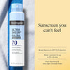 Neutrogena Ultra Sheer Dry Touch Sunscreen Spray, SPF 70, 3 x 5 oz - Image 2