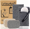Myhomebody Soap Pocket for Gentle Exfoliating, Light Blue, Gray - - Personal Care - Image 1