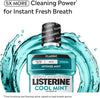 Listerine Cool Mint Antiseptic Mouthwash, Intense Mint, 33.8 fl. oz/1L x 2 - Image 3